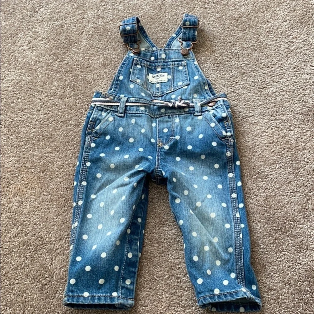OshKosh Polka Dot Overalls